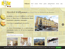 Tablet Screenshot of hotel-post-steinach.at
